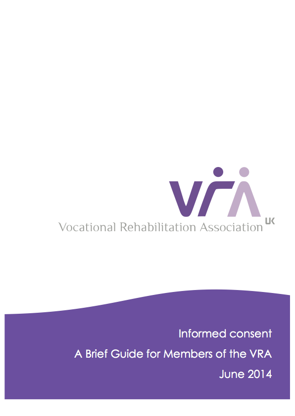 VRA Informed Consent Guide informed consent guide